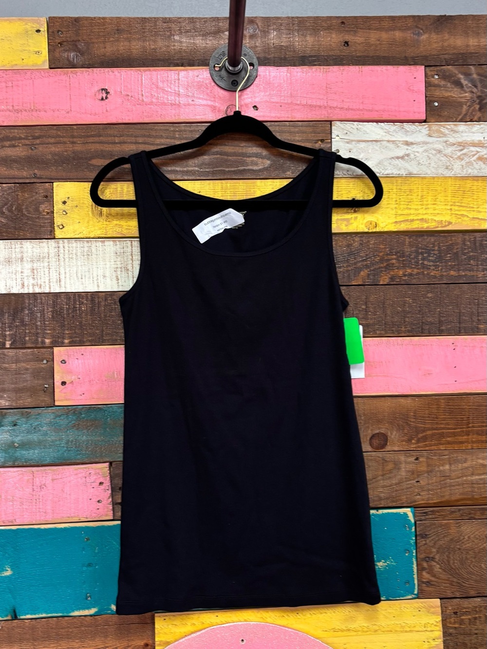 new directions Black Tank Top - Women's Sleeveless Scoop Neck
